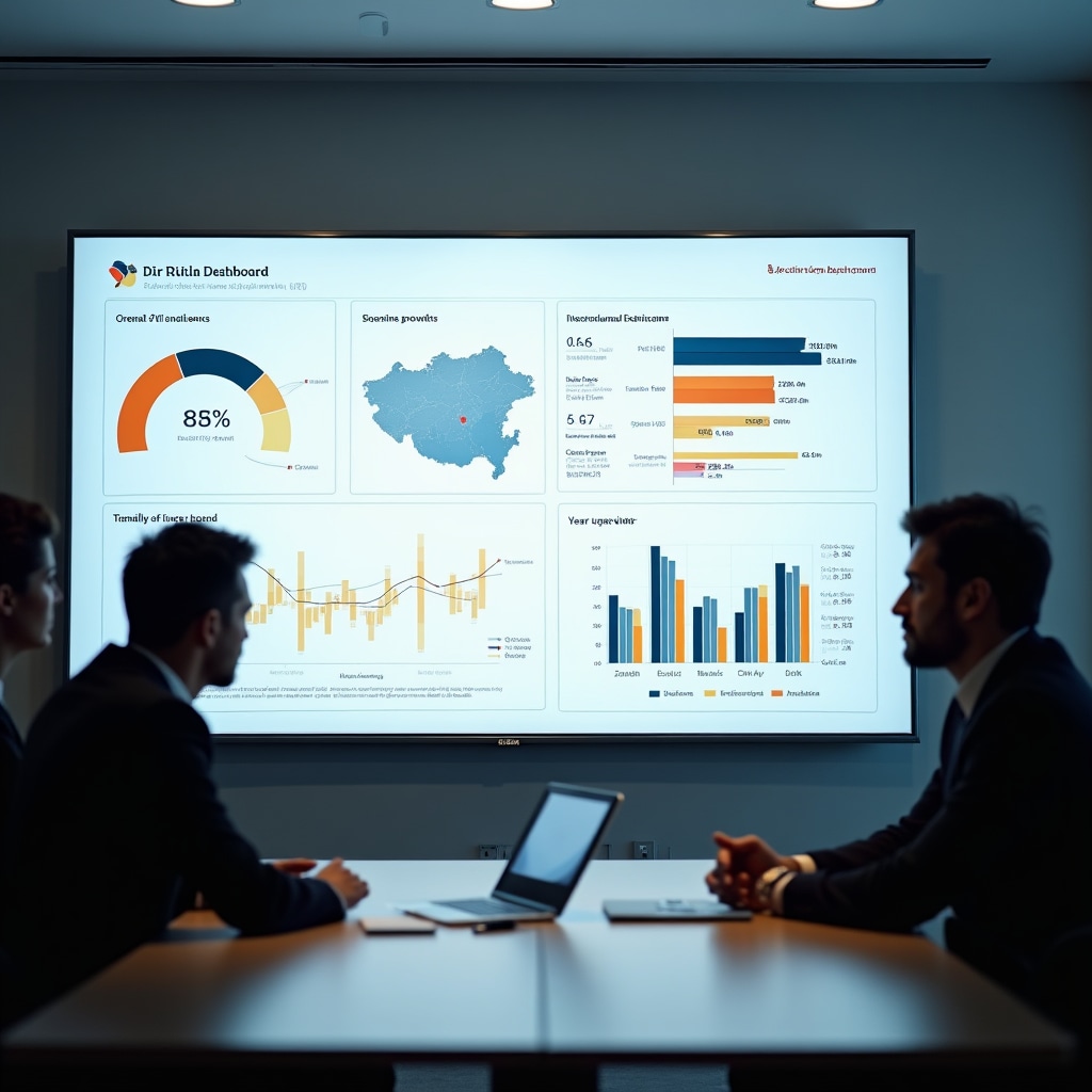 Dashboard cu indicatori de performanță